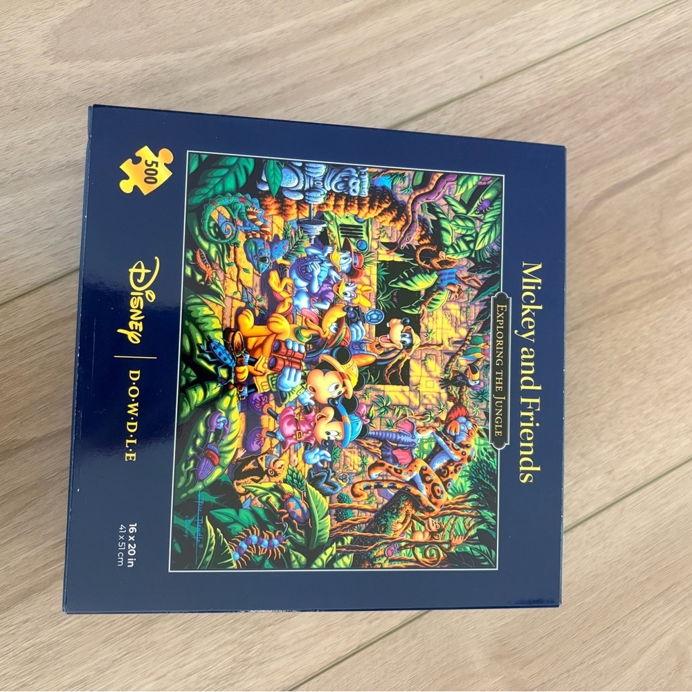 NEWDisney Dowdle Mickey and Friends Exploring the Jungle 500-piece jigsaw puzzle